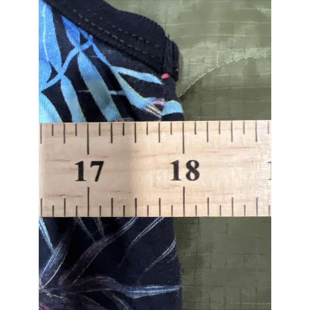 Guess LA Tank Top Mens S Black Tropical Palm Print Graphic Muscle Shirt Summer - Picture 5 of 9